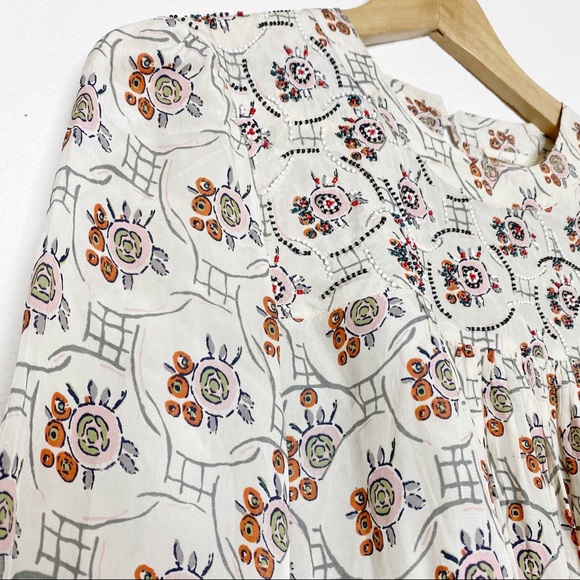 Anthropologie Floreat Sala Beaded Blouse - Picture 3 of 10
